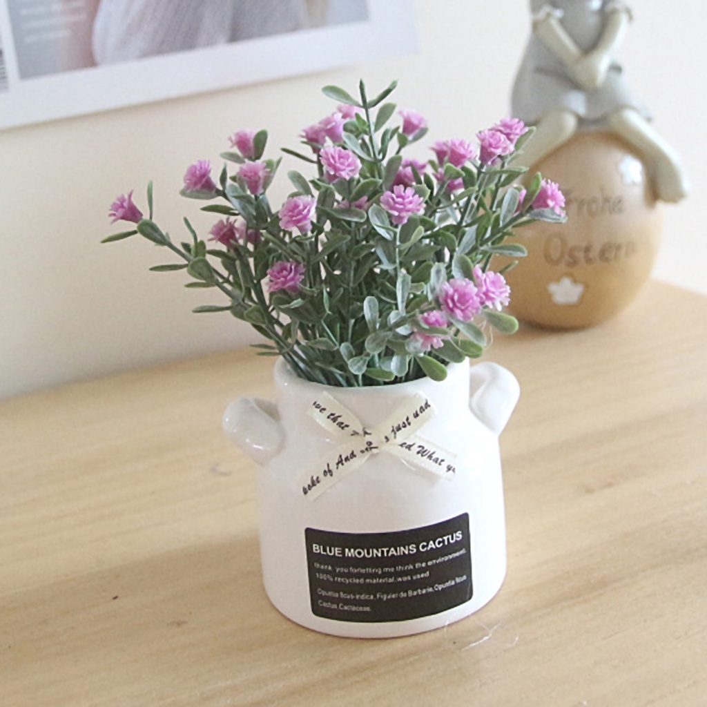 1 chậu cây bonsai nhân tạo dùng cho trang trí diy