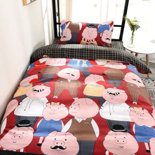 Set chăn ga 4 món- lợn Shiba