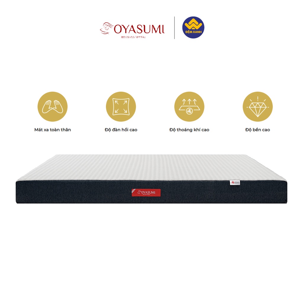Đệm Foam Nhật Bản Oyasumi premium 1 tấm