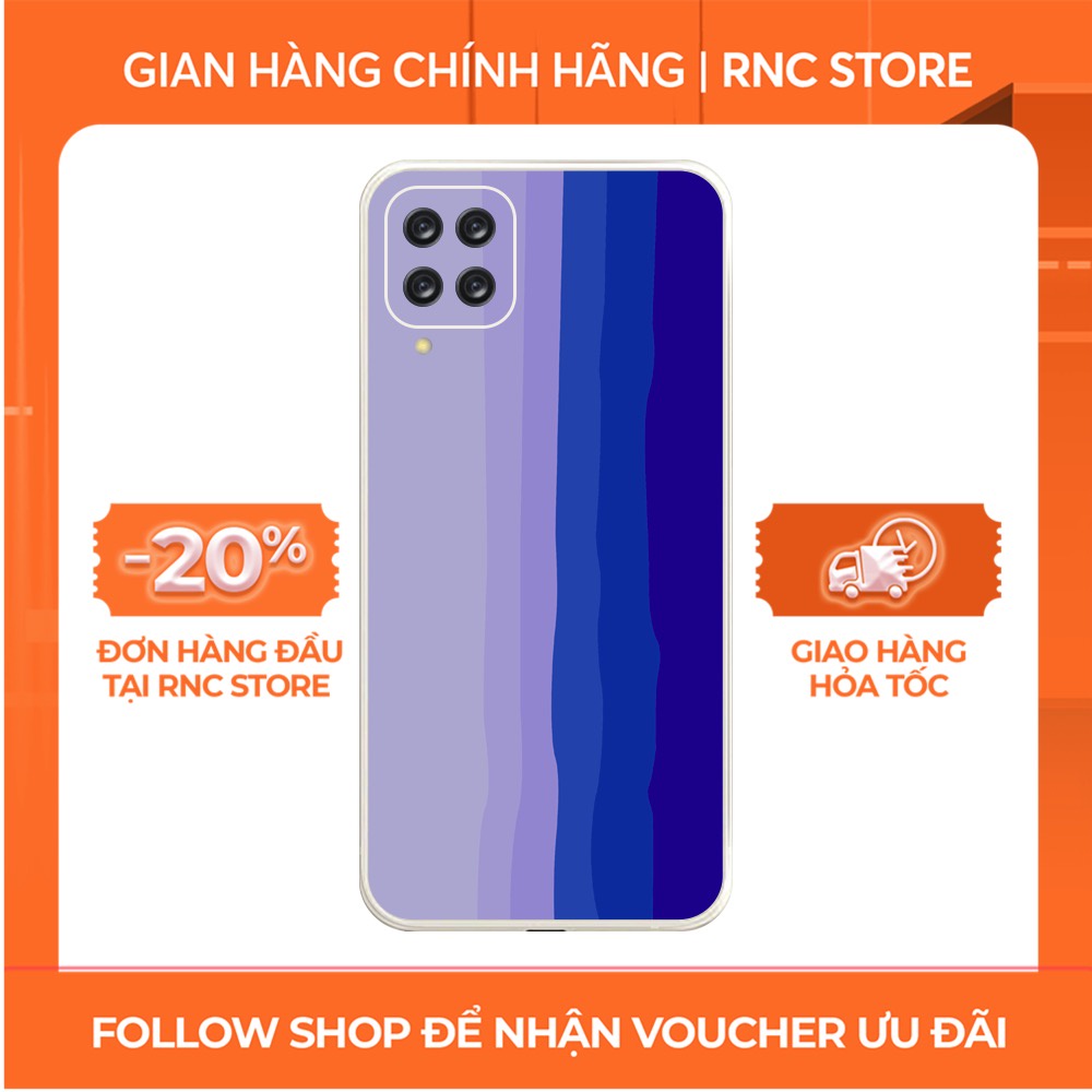 Ốp lưng Samsung A12/A02S/A22/A32/A72/....dẻo cạnh vuông bảo vệ camera hình Cầu vồng