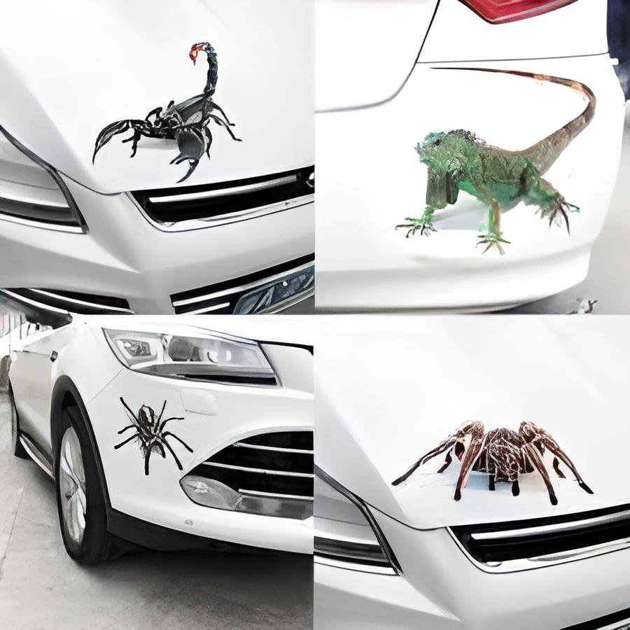 TEM decal dán trang trí 3D siêu ngầu, chân thật đến từng mini mét cho xe tải, xe hơi, xe máy.....