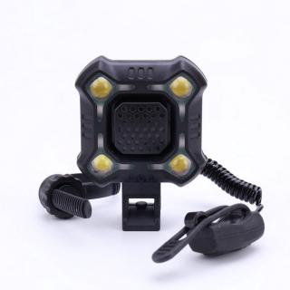 Còi xe đạp có đèn chiếu sáng có cổng sạc USB