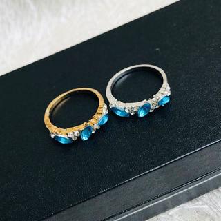 Nhẫn đính đá xanh ngọc - R023