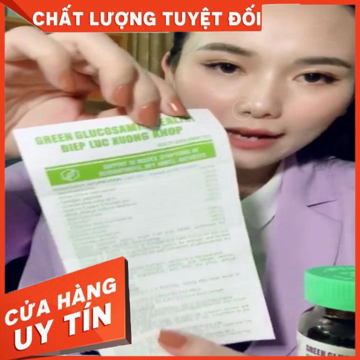 [SẢN PHẨM MỚI 2020] DIỆP LỤC XƯƠNG KHỚP - Green Glucosamin Healthy.