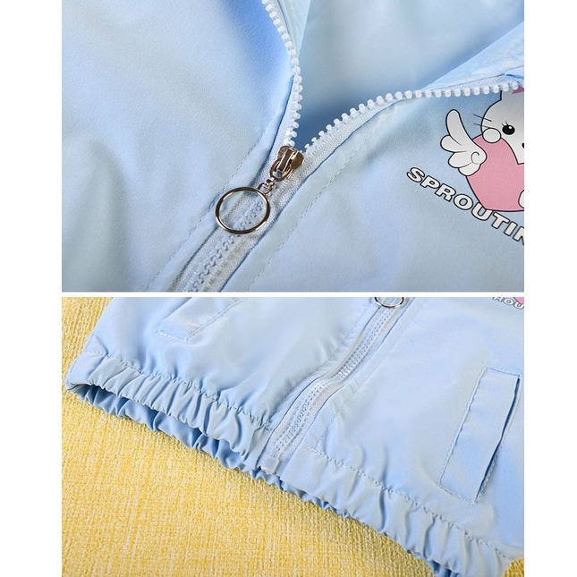 AMILA Áo khoác cho bé gái Áo khoác trẻ em Candy Jacket Thời trang ấm cúng Áo khoác trẻ em chống gió Áo khoác ấm áp
