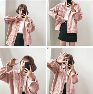 DENIM JACKET HỒNG