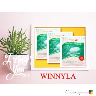 Combo 3kg đường trắng bến thành bịch 1kg