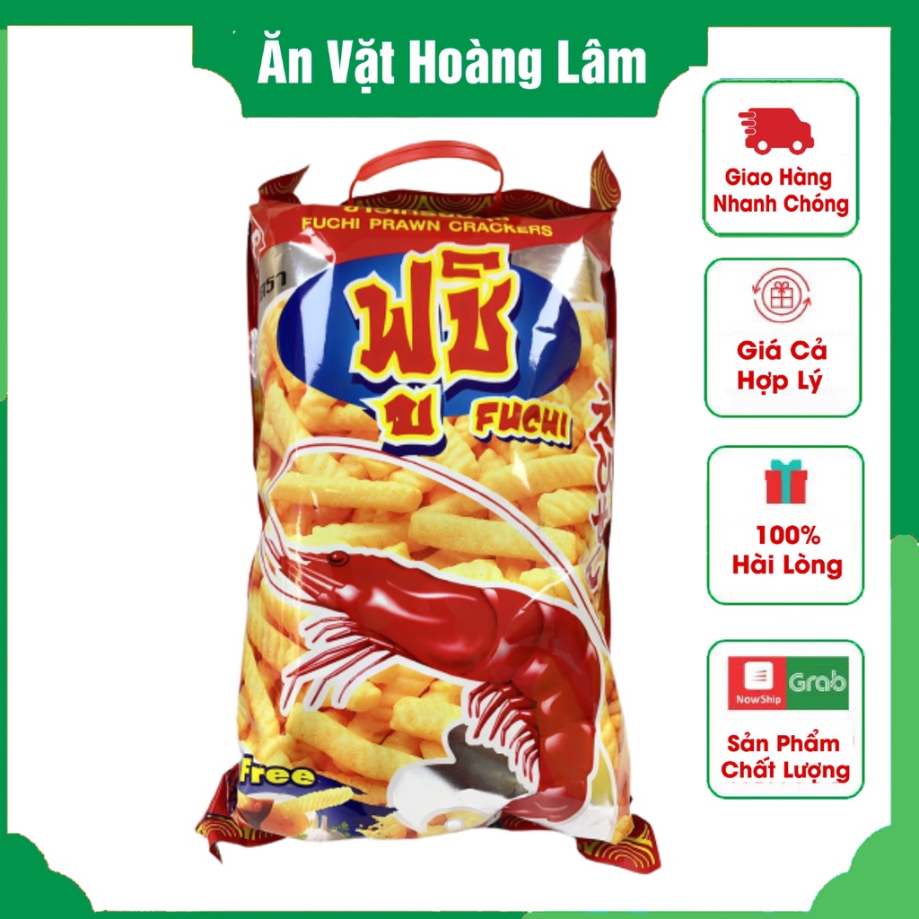 Bim Bim Tôm Khổng Lồ Thái Lan 6 Gói Nhỏ/1 Bịch Lớn Đồ Ăn Vặt Hoàng Lâm