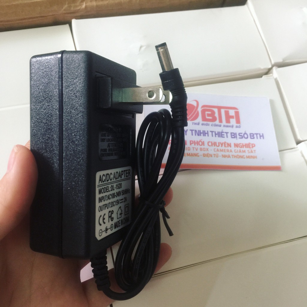 phukienxehoigiare Nguồn adapter 15v-2a cho loa kéo, bộ micro không dây, vang số. cam kết chất lượng