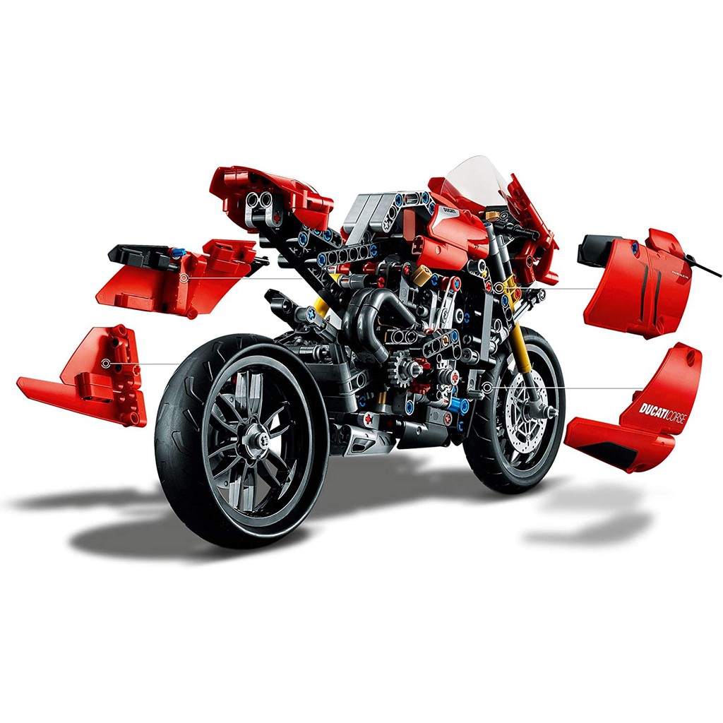 Đồ chơi LEGO TECHNIC - Siêu Mô Tô Ducati Panigale V4 R - Mã SP 42107