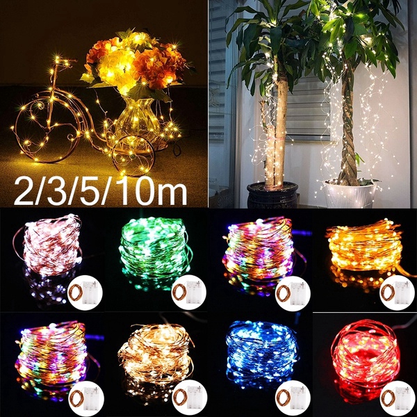 Dây đèn LED trang trí giáng sinh dài 2/ 3/ 5/ 10m nhiều màu sắc