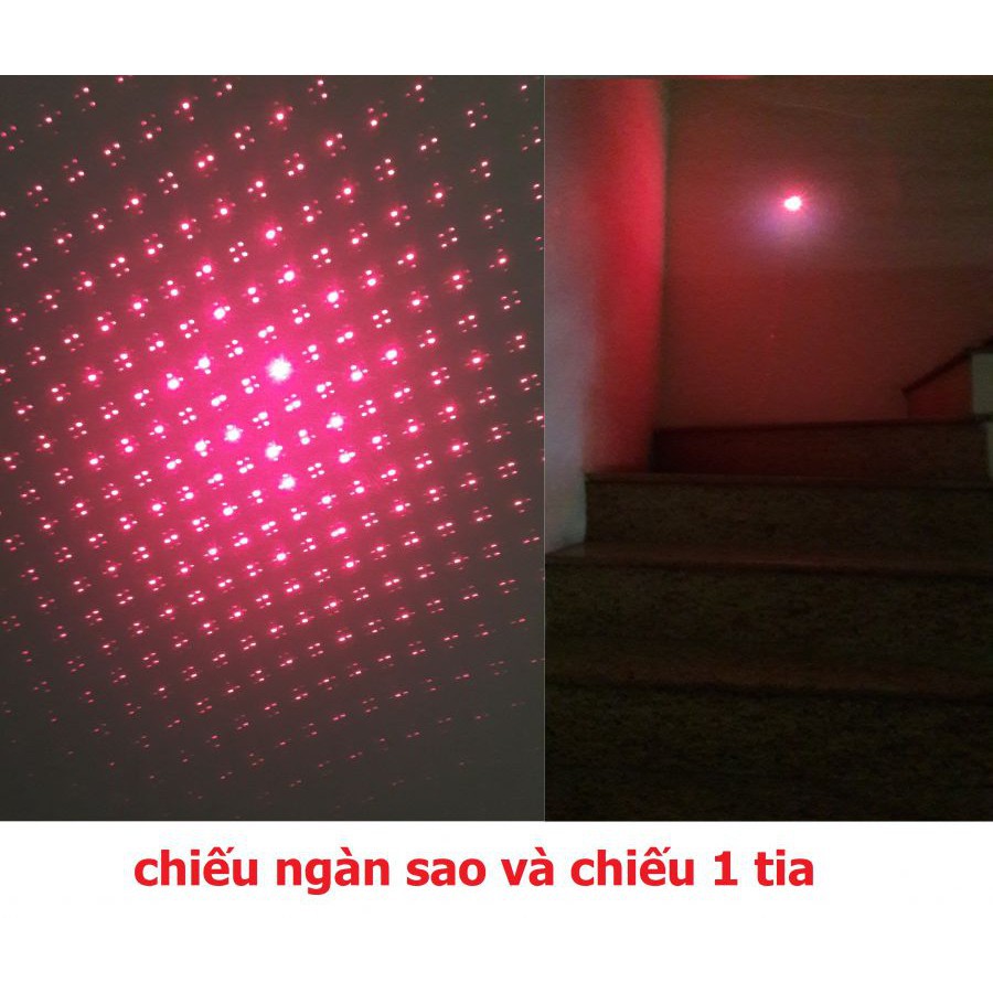 Đèn chiếu tia laser 303 tia màu đỏ , Bút laser tia đỏ Fullbox, Hàng Loại 1