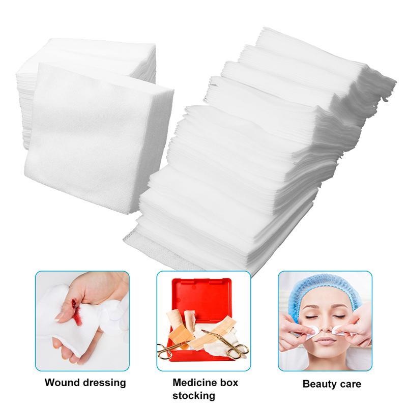 [Hàng mới về] Túi bông tẩy trang bằng vải không dệt mềm mại an toàn tiện dụng