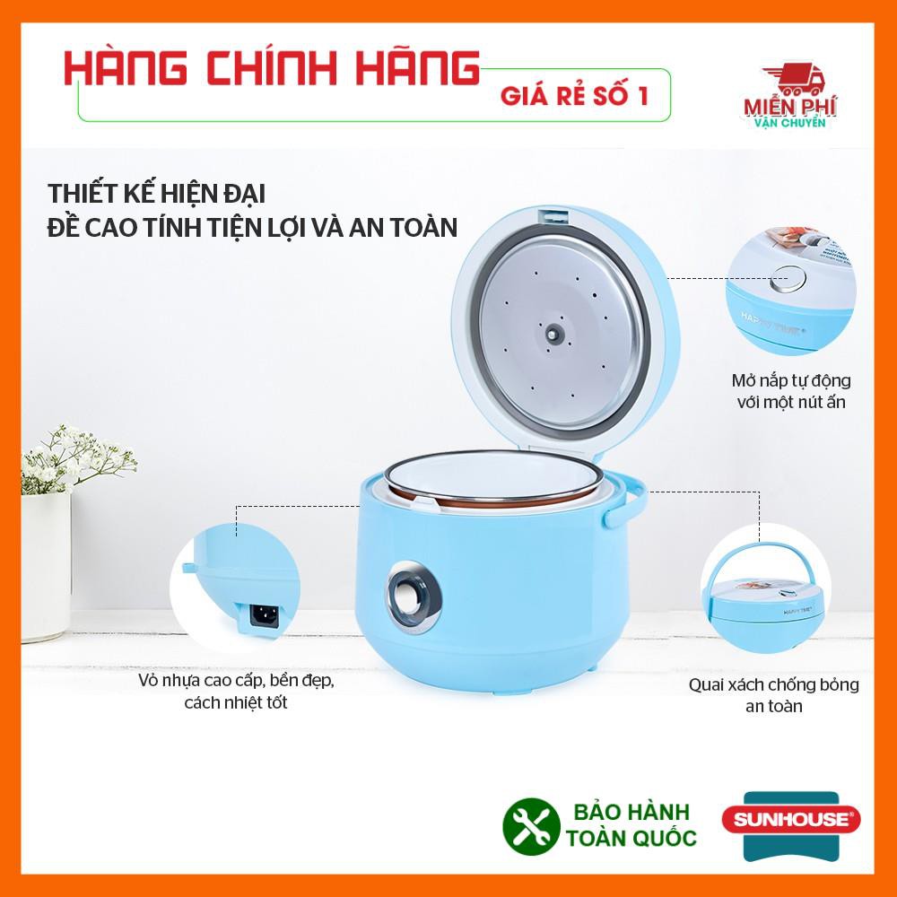 NỒI CƠM ĐIỆN 1.2L HAPPY TIME HTD8522G SUNHOUSE, NỒI CƠM ĐIỆN SUNHOUSE HTD8522, SIÊU BỀN BẢO HÀNH TOÀN QUỐC