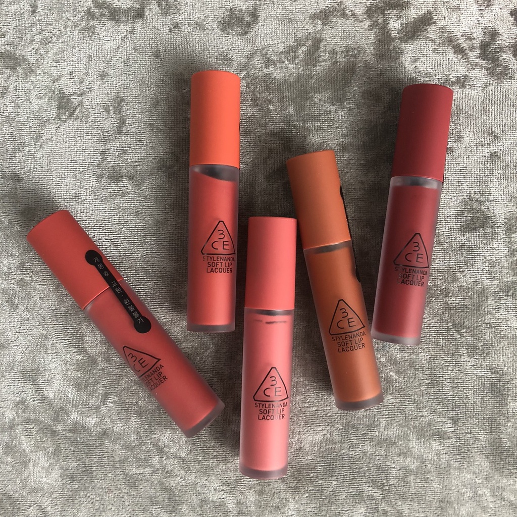 (Auth) Son kem lì 3ce Soft Lip Lacquer