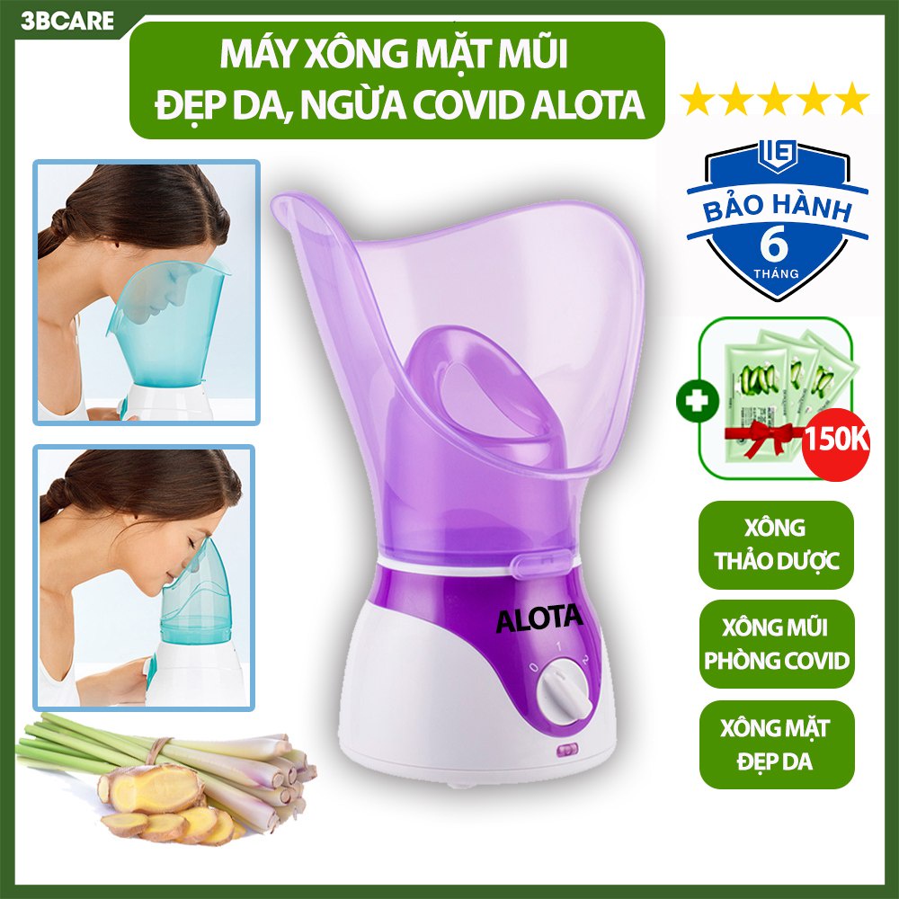 Máy xông hơi mặt mũi ALOTA X17 làm đẹp da và cải thiện hô hấp, máy xông hơi mặt mini