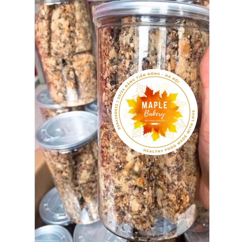 Bánh Gạo Lứt, chà bông - Mix 5 Loại hạt dinh dưỡng - Giảm Cân, tốt sức khoẻ.