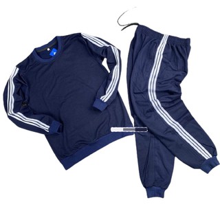 Bộ Nỉ Nam Cổ Tròn Chất Nỉ Da Cá Dày Dặn Kiểu Dáng Năng Động Dành cho nam