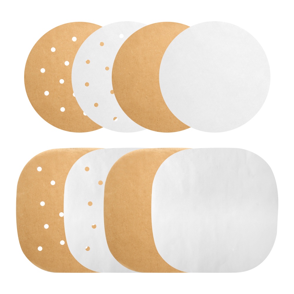 Set 100 Giấy Lót Nướng Bánh Bằng Silicone Cấp Thực Phẩm Chịu Nhiệt Độ Cao