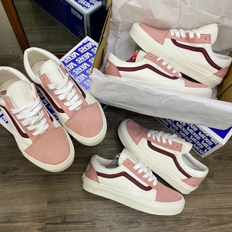 (XẢ LỖ) Giày Vanns phối Hồng nữ