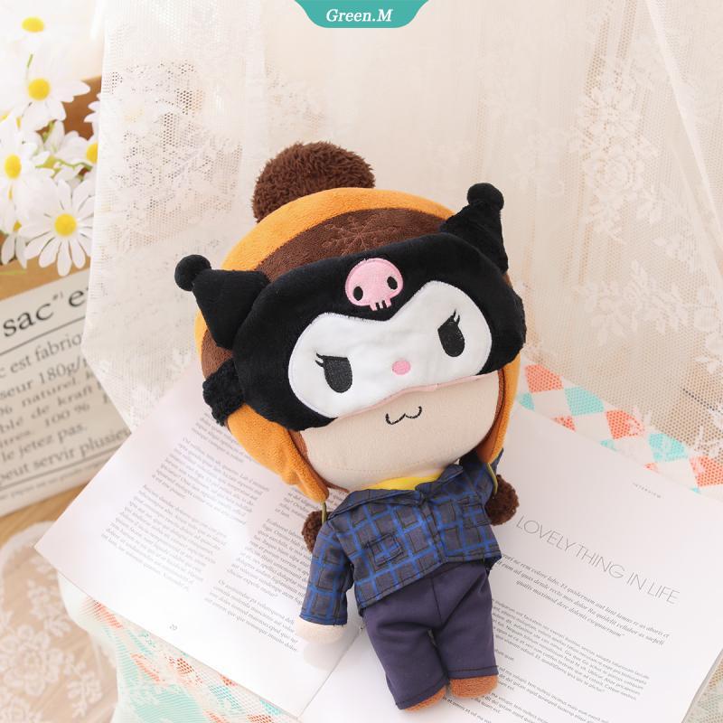 Miếng Bịt Mắt Nhồi Bông Sanrio My Melody Cinnamoroll Kuromi Có Thể Đeo Kính Che Mắt Kiêm Túi Đựng Đá Bảo Vệ Mắt Ngọt Ngào Thích Hợp Làm Quà Tặng Du Lịch Cho Trẻ Em