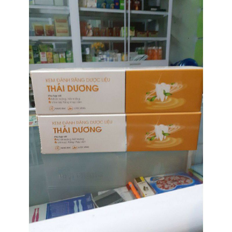 Kem đánh răng dược liệu Thái Dương 100g (chính hãng)