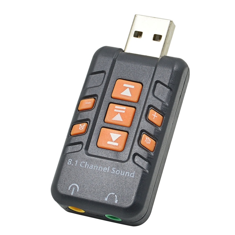 Thẻ Chuyển Đổi Âm Thanh USB 8 1 Kênh 3 5mm AUX Chuyên Dụng Cho Game Thủ