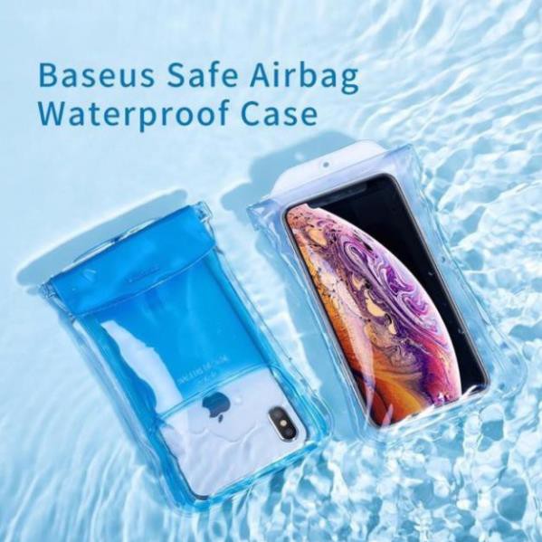 Túi bọc chống nước điện thoại đi biển có phao -HÃNG BASEUS
