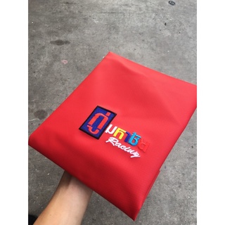 Da yên đỏ thêu chữ thái cực đẹp gắn được tất cả các dòng xe
