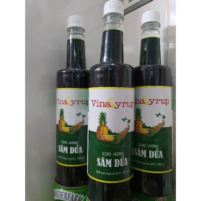 Siro sâm dứa vina chai750ml-hsd:9-2024