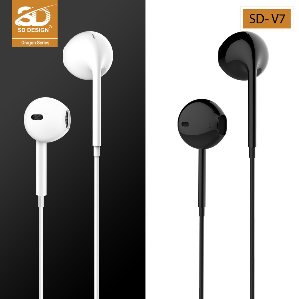 [Chính Hãng] Tai Nghe Dây Nhét Tai V7 tương thích các dòng điện thoại jack 3.5mm, có mic - BH 1 đổi 1 - Sang Store Audio