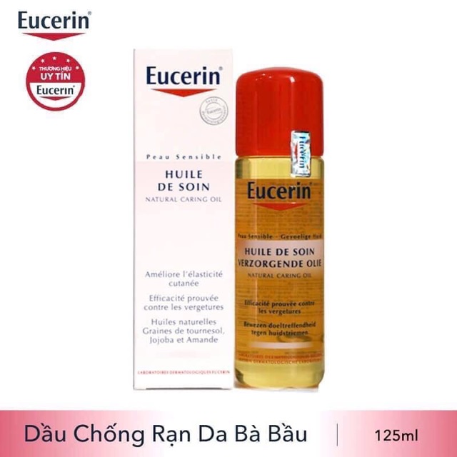 [CHÍNH HÃNG] Dầu trị rạn da Eucerin Natural Caring Oil