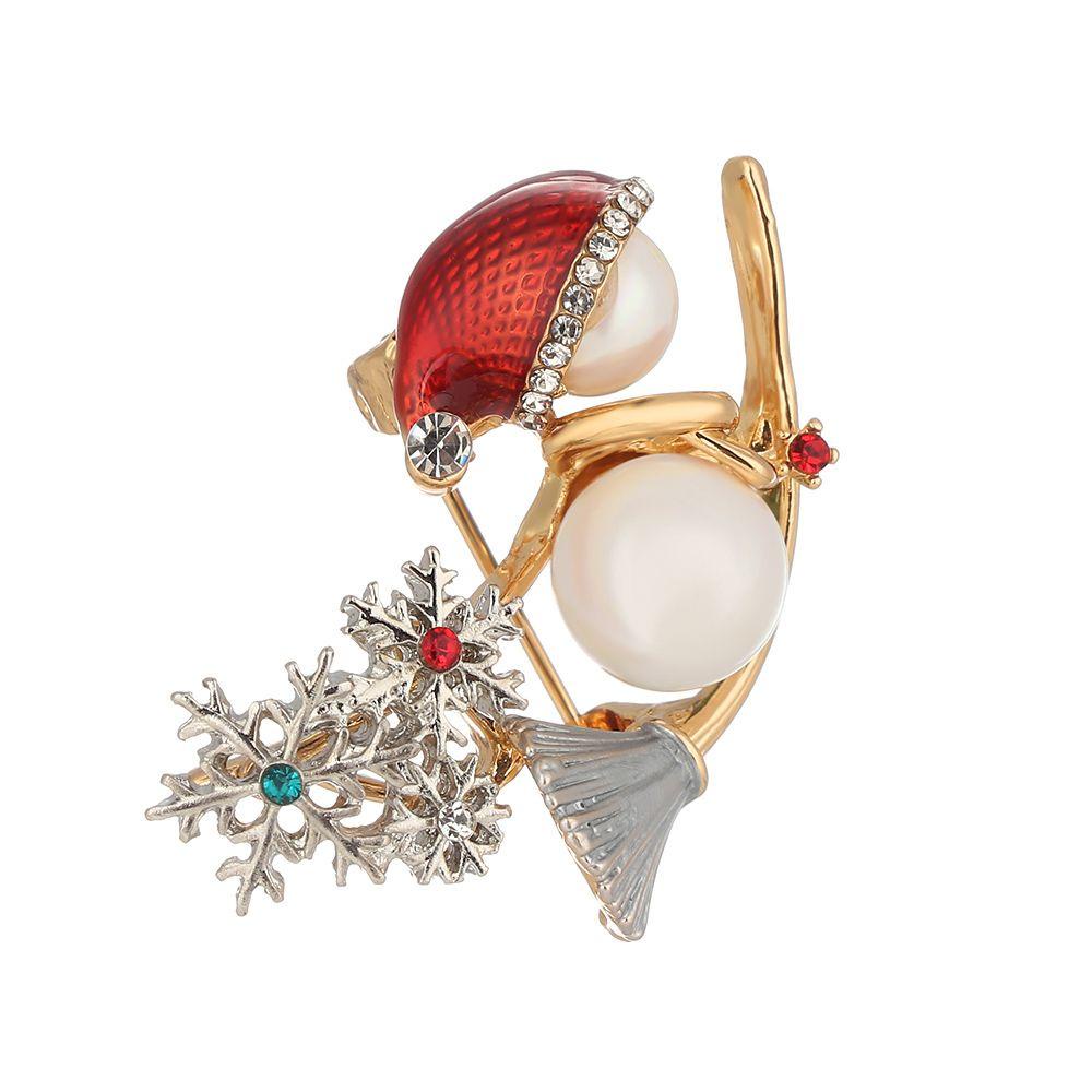 MOILYVN Trâm Cài Áo Hình Bông Tuyết Giáng Sinh