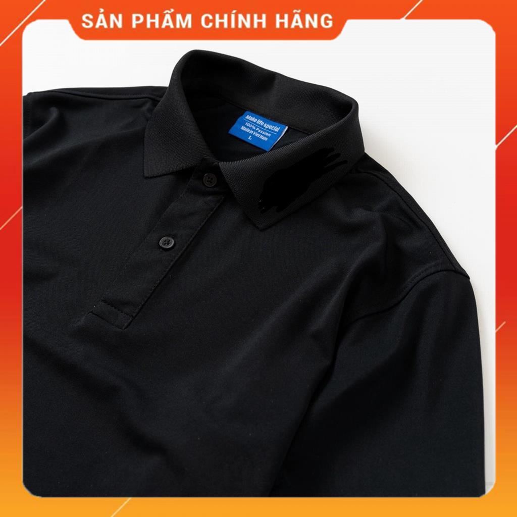 Áo Polo Trơn Màu Đen MSP26934