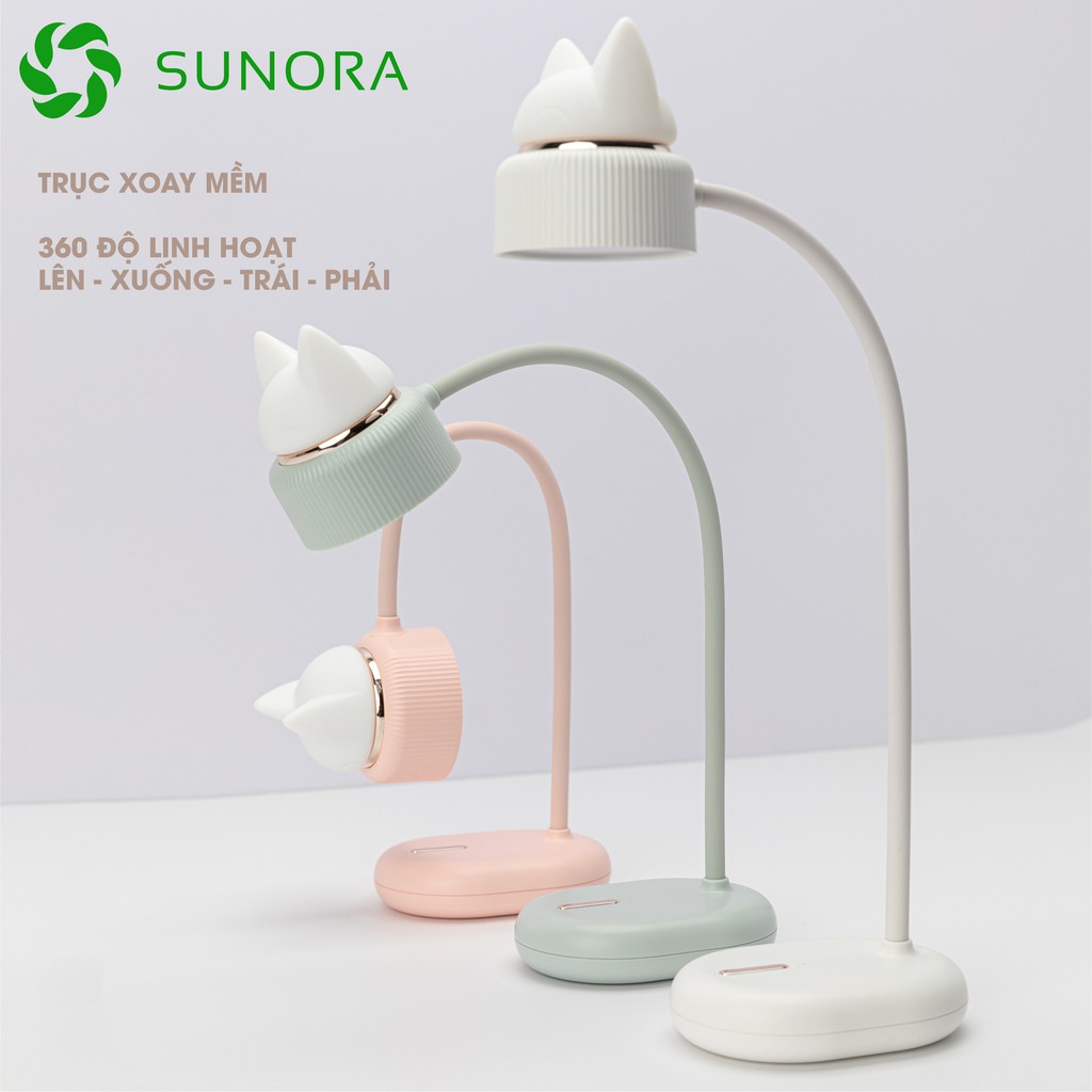 Đèn LED Sạc Đèn Ngủ Để Bàn Học Đọc Sách Cảm Ứng 3 Mức Độ Sáng Cao Cấp Hàng Xuất Châu Âu