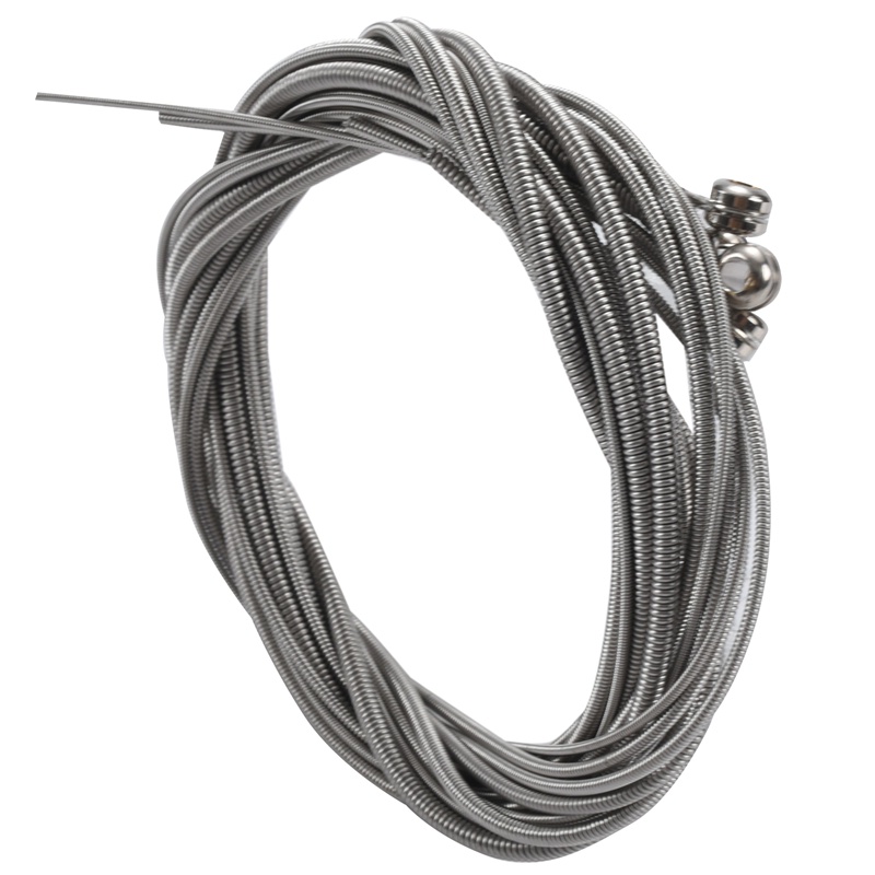 Bộ 4 Dây Đàn Guitar Bass Bằng Thép Không Gỉ Mạ Bạc
