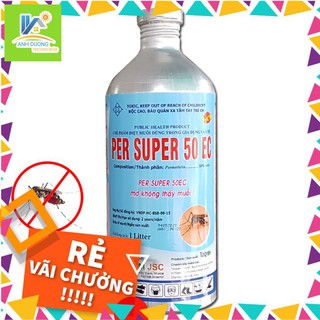 ( COMBO 2 CHAI )Thuốc Diệt Muỗi PER SUPER 50EC (1000ML) CHAI NHÔM – HÀNG ẤN ĐỘ – SX VIỆT NAM