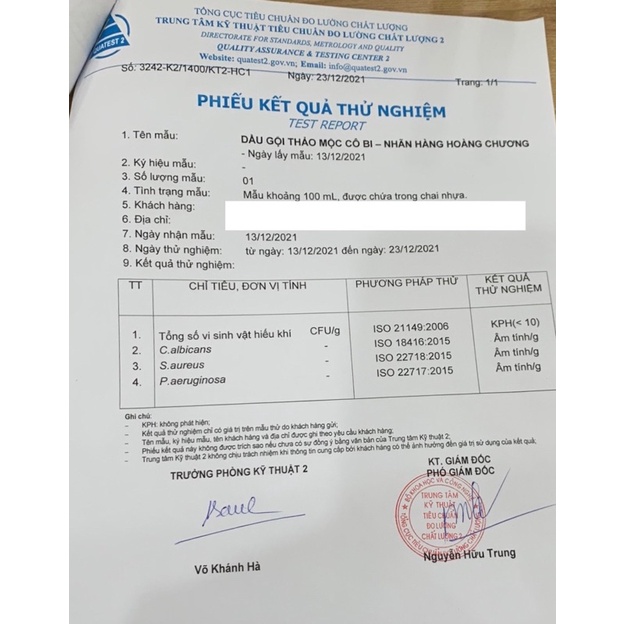 Dầu gội thảo dược CÔ BI - Dầu gội thảo mộc sâm gừng kích mọc tóc, mềm mượt, phục hồi nang tóc