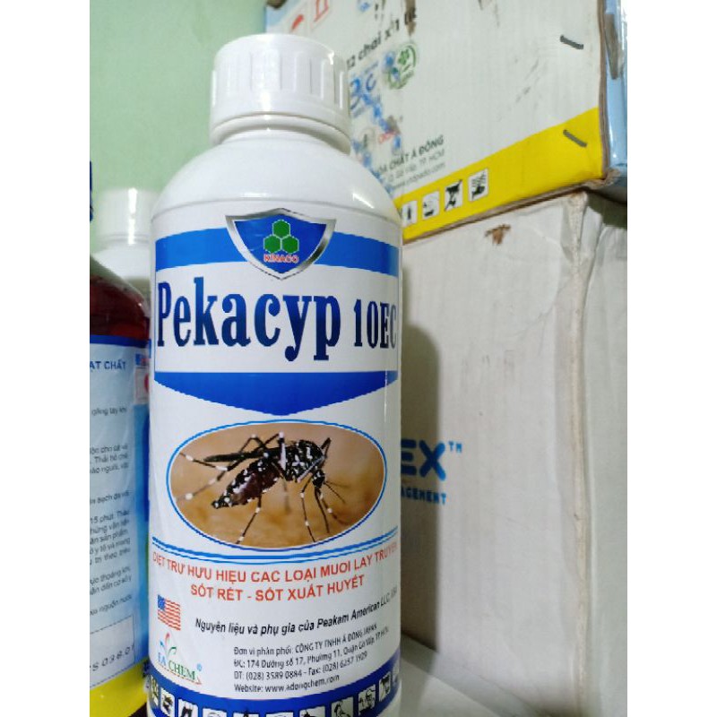 Thuốc diệt muỗi pekacyp 10ec chai 1lit