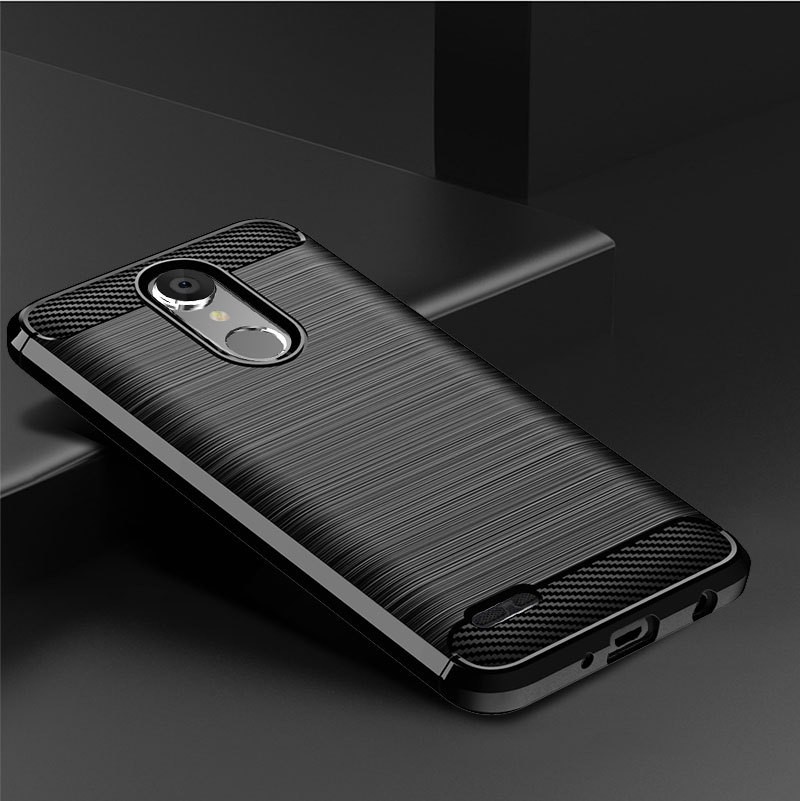 Ốp điện thoại mềm bằng sợi carbon cho LG X4+/K10 Alpha 2018
