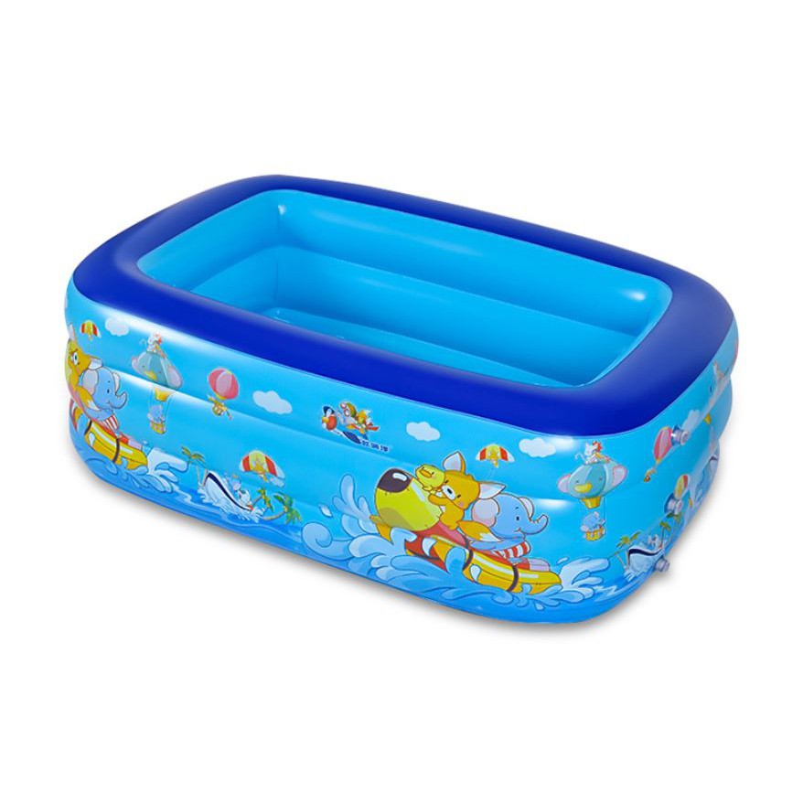 Bể bơi phao 120 x 85 cao 35cm 2 tầng cho bé
