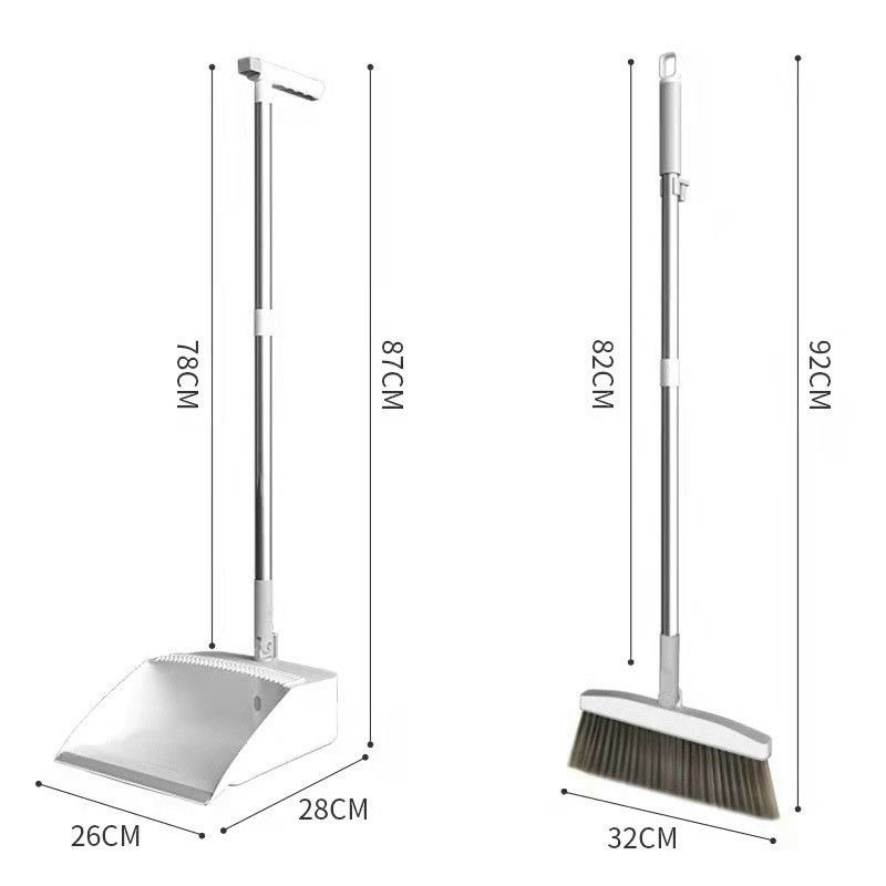 Bộ Chổi Và Đồ Hốt Rác Tháo Lắp Linh Động, Tiện Lợi