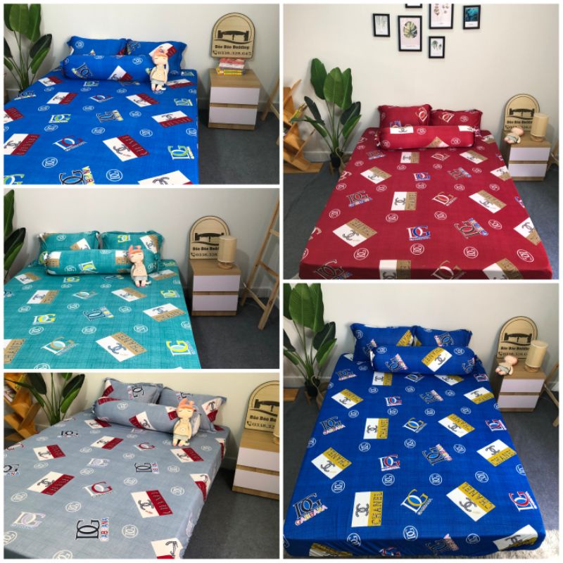 Bô ga và vỏ gối thun Hàn Thương Hiệu - drap thun Hàn