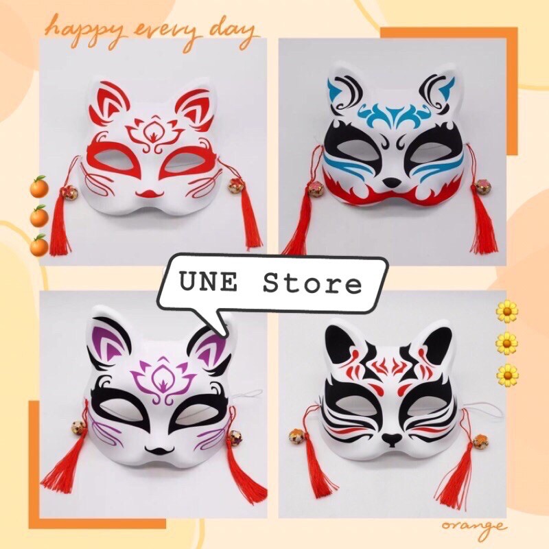 Mặt nạ cáo nhựa cosplay loại đẹp