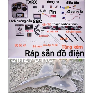 Combo đầy đủ F22v2 2 lớp cánh về chỉ việc bay