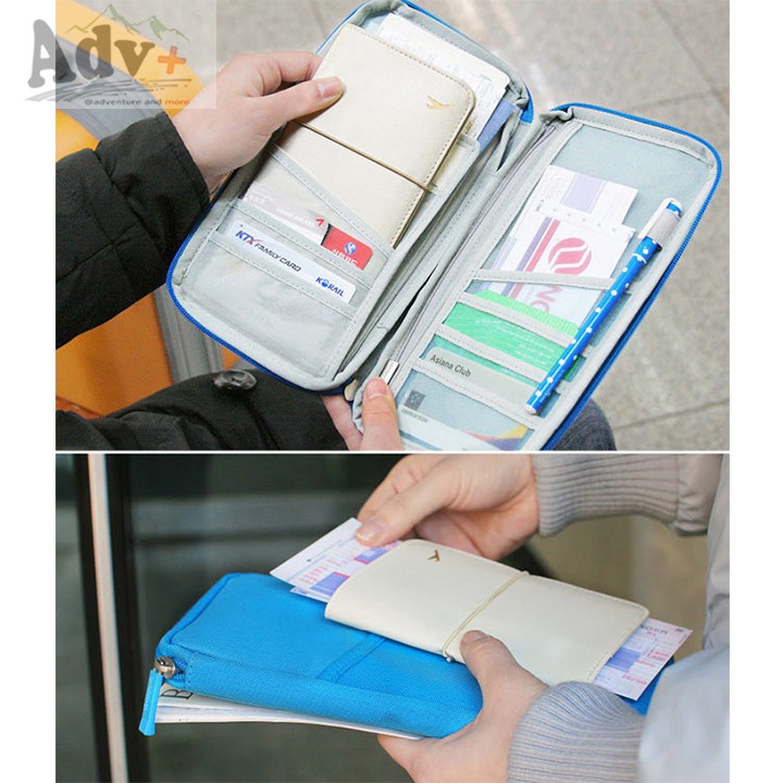 [FREESHIP 20K] Ví đựng passport Hàn Quốc / Túi tiện ích cầm tay du lịch Travelus - MUÔN PHƯƠNG SHOP