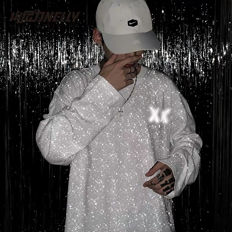 Áo phông  dài tay NELLY phản quang đủ size M L XL