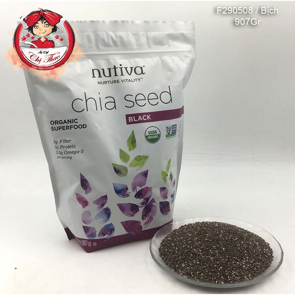 HẠT CHIA MỸ NUTIVA (907gr)