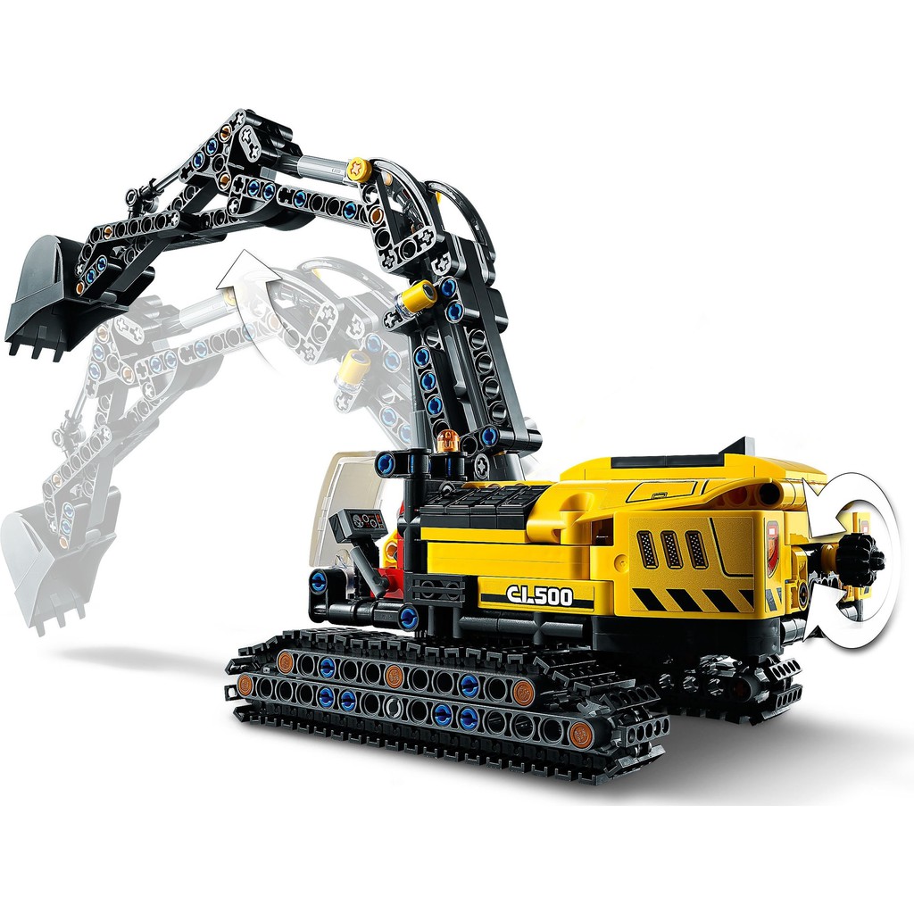 42121 Iego Technic  Heavy Duty Excavator - Đồ chơi lắp ráp Iego  TECHNIC Xe máy xúc hạng nặng