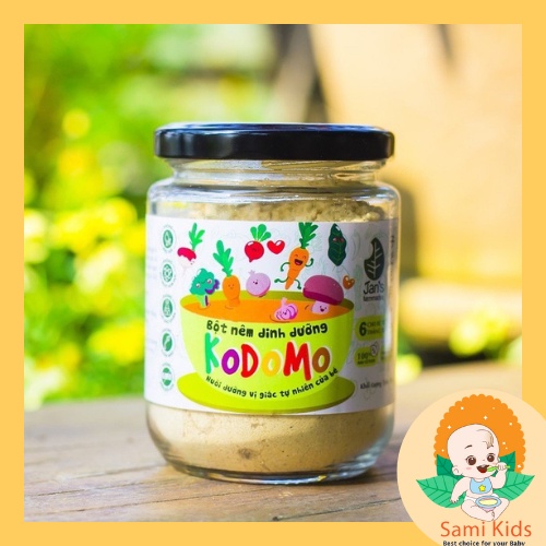 Bột nêm dinh dưỡng Jan's Kodomo cho bé ăn dặm, hạt nêm rau củ hữu cơ SAMI KIDS